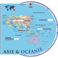 La roue des pays - Asia - In French