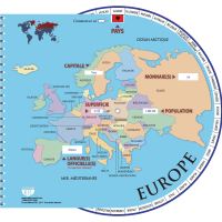 La roue des pays - Europe - In French