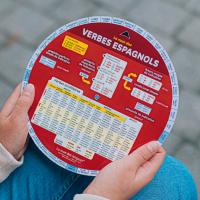 Looking up verb conjugations with the Spanish Verbs Wheel