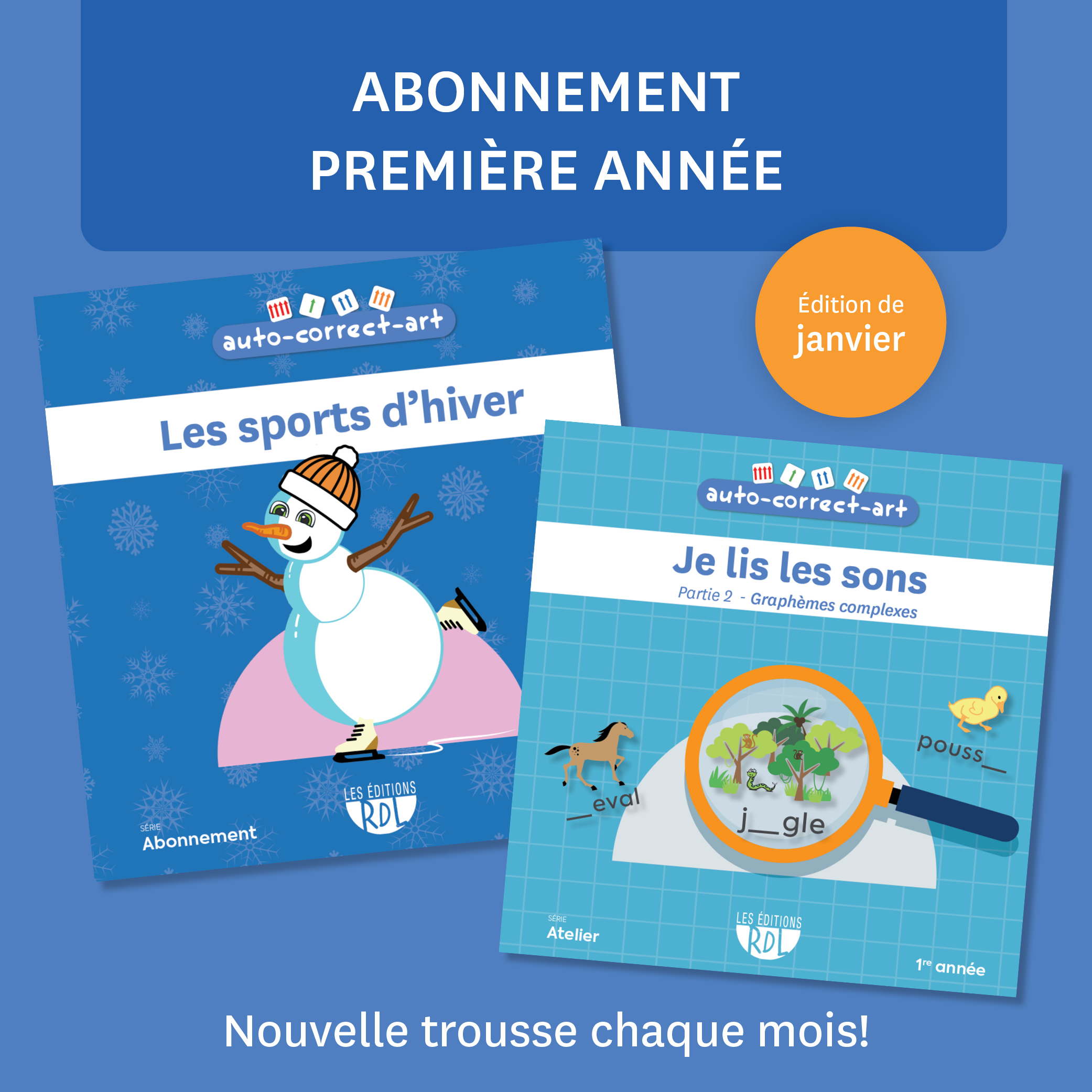 Abonnement Auto-Correct-Art - Première année - Édition de janvier